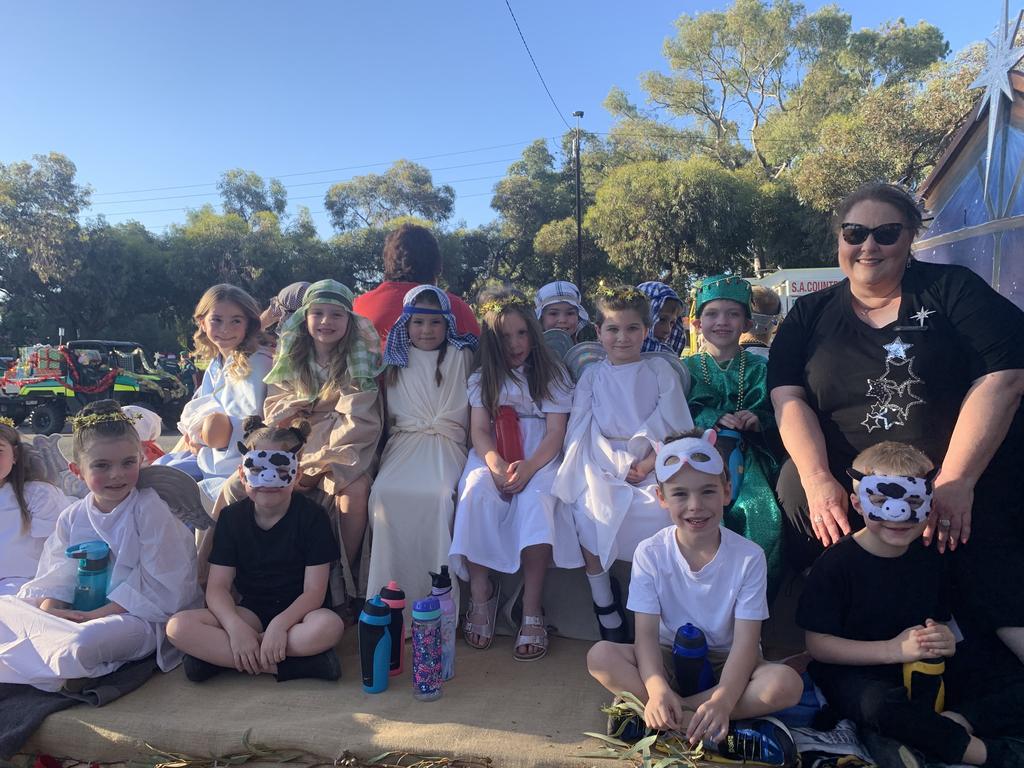 St Mark's College principal Sandra Hewson said getting into the spirit of the nativity is a highlight of the year for their reception group. Picture: Isaac Selby