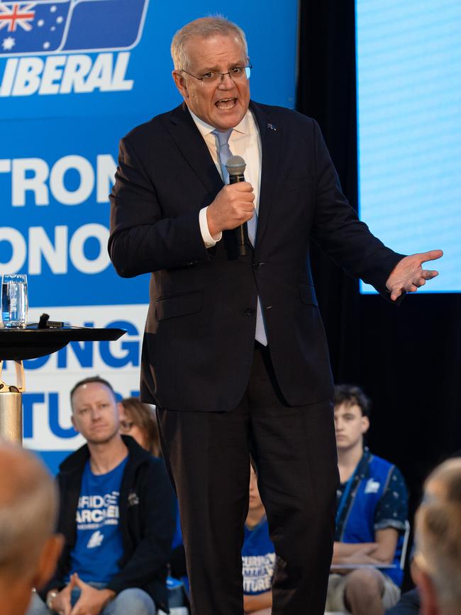 Homewood also targeted Scott Morrison. Picture: Jason Edwards