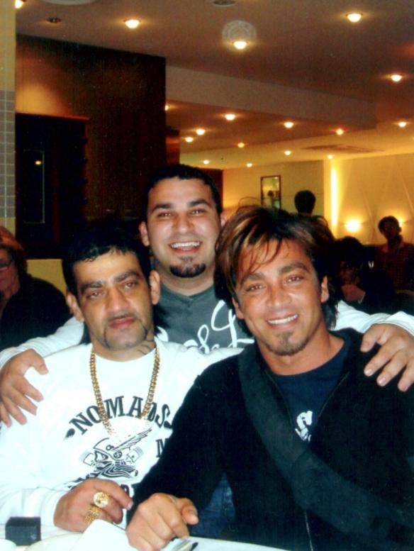 Brothers Sam, Michael and John Ibrahim.