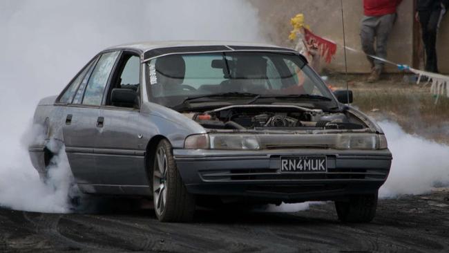 Drew’s seized hoon car.