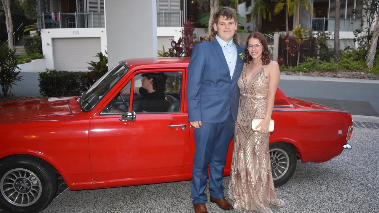 Liam and Amy enjoyed their night at the 2022 Noosa District State High School Formal. Picture: Eddie Franklin