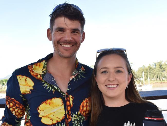 Brett and Claire McCulloch at the Capricorn Food and Wine Festivalâ€™s Big Beer Festival, Rockhampton Riverside Precinct, March 19, 2022.