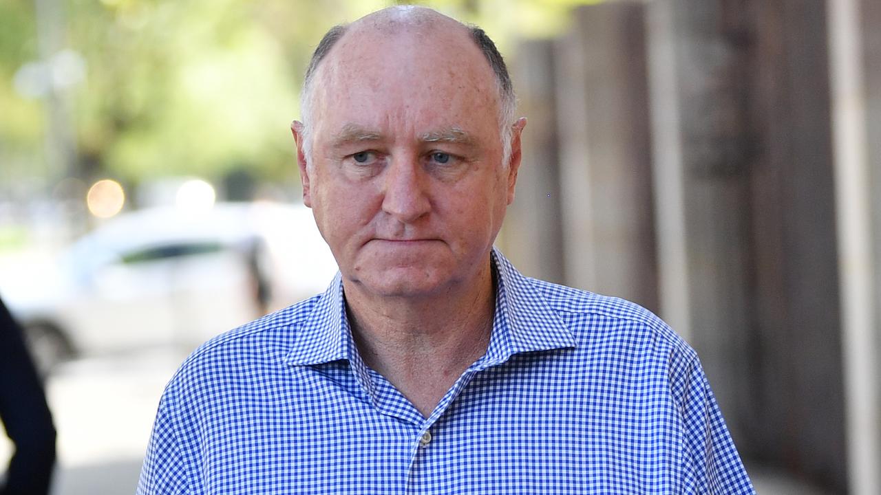 Former Renewal SA chief executive John Hanlon departs the Adelaide Magistrates Court last year. Picture: David Mariuz