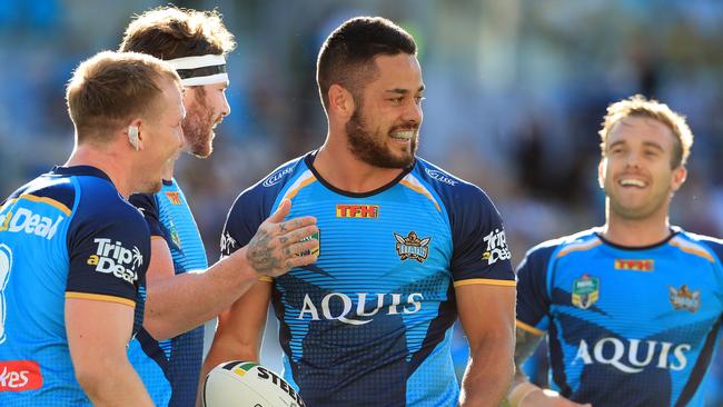 There were plenty of highs during Jarryd Hayne’s 18-month stint at the Titans. Photo: Adam Head.