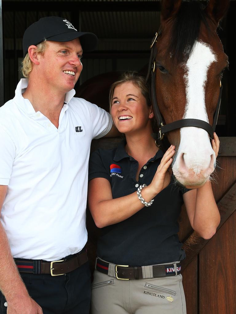 Jamie Winning-Kermond with now husband Jamie Kermond.