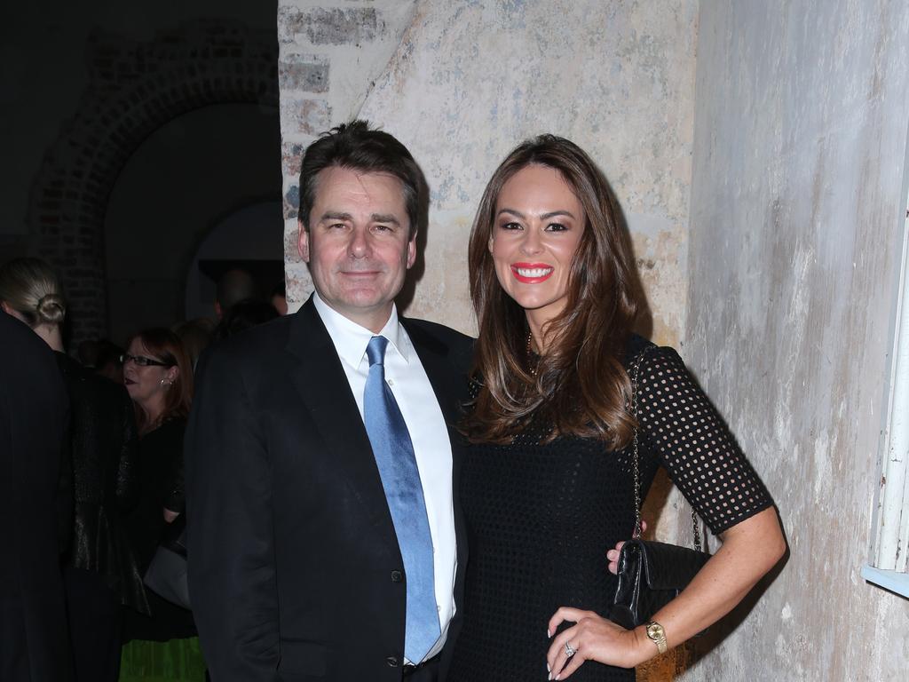 Tim and Emma Steel in happier times.