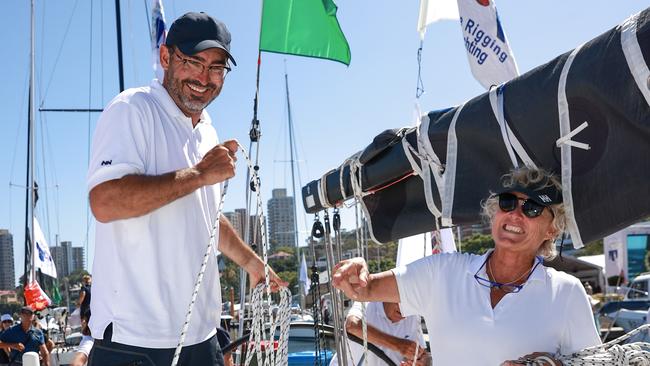 Campbell Geeves set a new speed record for the boat.