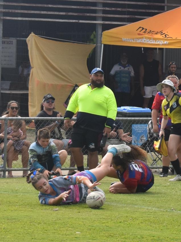 Open women's grand final between Kulpiyam and Coastal Neurs at the Mackay Indigenous Rugby League Carnival. Picture: Mitch Bourke.