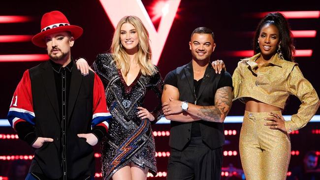 Music shows have become less about discovering new talent and more about the celebrity judges that host them. Picture: Channel 9