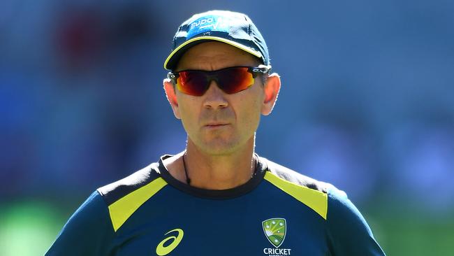 Australian coach Justin Langer became a devotee of transcendental meditation. Picture: Getty Images 