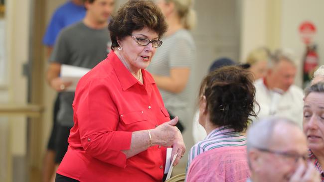 Division 13 Councillor Daphne McDonald at a town hall meeting. Picture Glenn Hampson.