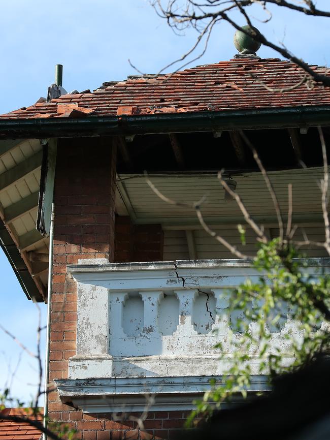 External damage to the house