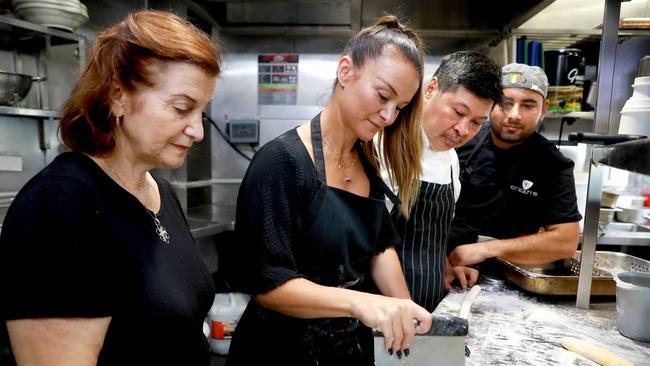 Rosa and Kathy holding a masterclass at Criniti’s at Parramatta. Picture: Angelo Velardo/AAP