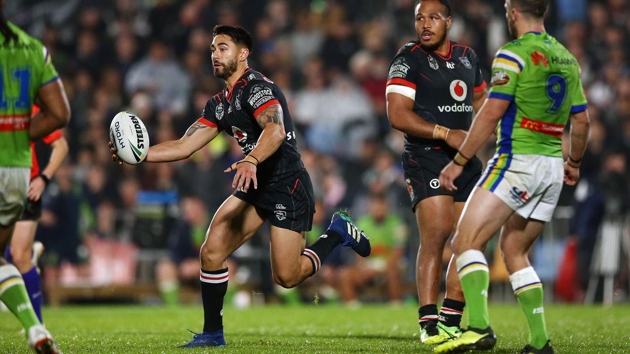 Shaun Johnson and Blake Green are one of the game’s most exciting halves combinations. (Photo by Anthony Au-Yeung/Getty Images)
