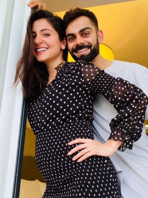 Virat Kohli with wife Anushka Sharma