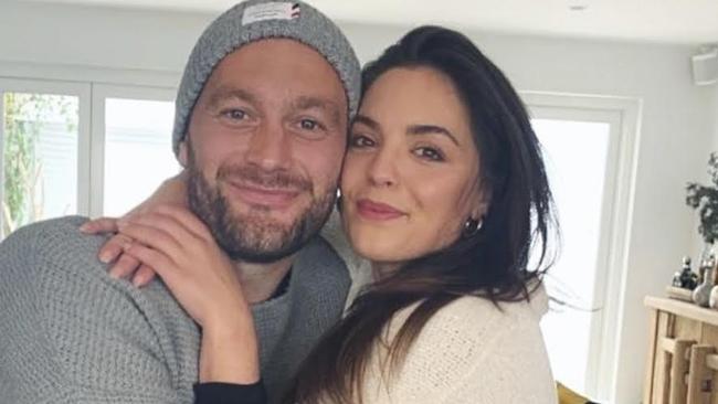 Tom Bellchambers and Olympia Valance. Picture: Instagram