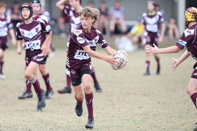A Rugby League Gold Coast junior gala day at Burleigh Bears Junior Rugby League Club. Under 14s. Coomera vs Burleigh. 5 September 2021 Miami Picture by Richard Gosling
