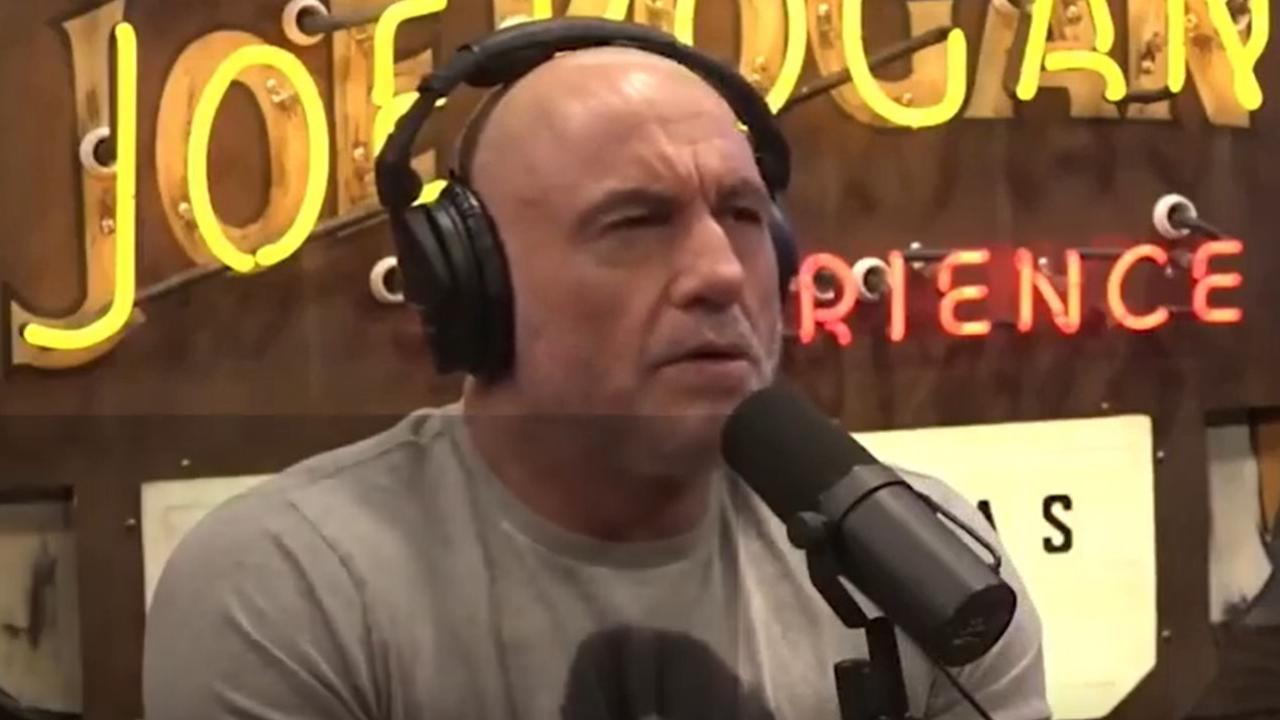 Podcaster Joe Rogan has accused President Joe Biden and Ukrainian President Volodymyr Zelensky of trying to start World War III. Picture: YouTube / PowerfulJRE