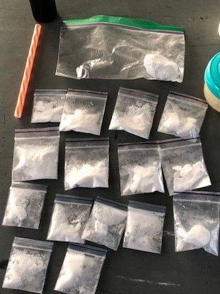 Police also found 16 clip seal bags containing cocaine.