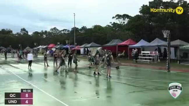 Replay: Netball Queensland State Age Titles - QC Green v Underwood Park White (U12)