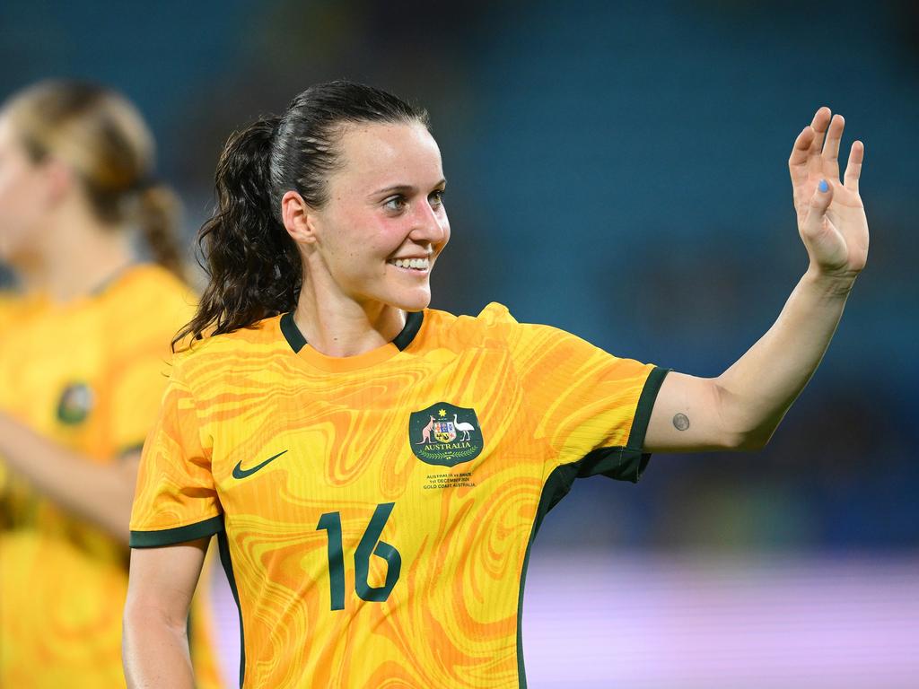 Hayley Raso delighted her home crowd. Picture: Matt Roberts/Getty Images.