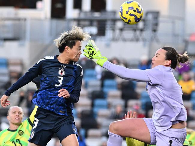 Mackenzie Arnold has struggled for the Matildas since her World Cup campaign. Picture: Getty Images