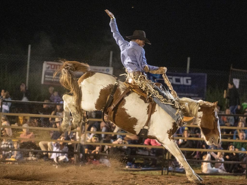 Robbie Berryman at Gargett Rodeo Saturday 3 June 2023 Picture: Michaela Harlow