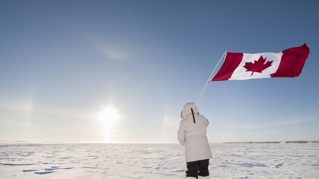 On Great Slave Lake near Yellowknife in Canada's Arctic.