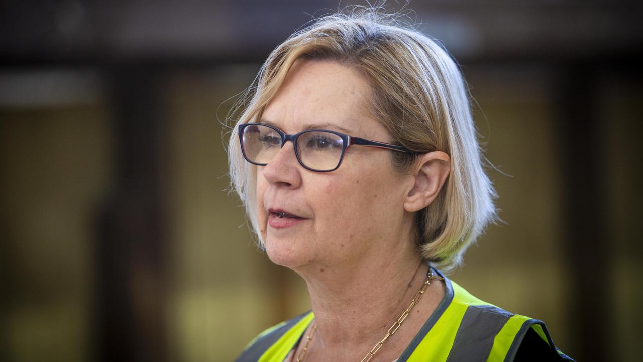 Primary Industries and Regional Development Minister Clare Scriven met with industry leaders, banks and government figures to discuss support options for the drought. Picture: NCA NewsWire / Emma Brasier