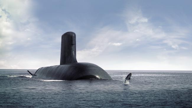 The design phase of the Shortfin Barracuda class submarine is under way, but construction in Adelaide is not expect to start until 2022. Picture: Naval Group