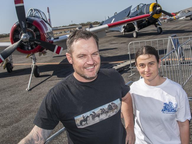 Brett Simcoe, Ash Vallance Mildura Air Show 2024. Picture: Noel Fisher.