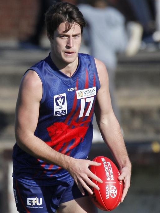 Coburg defender Lochie Dickson.