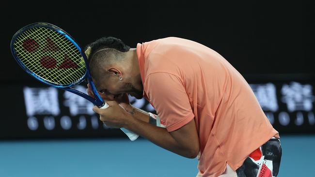 Nick Kyrgios is always entertaining. Picture: Michael Klein