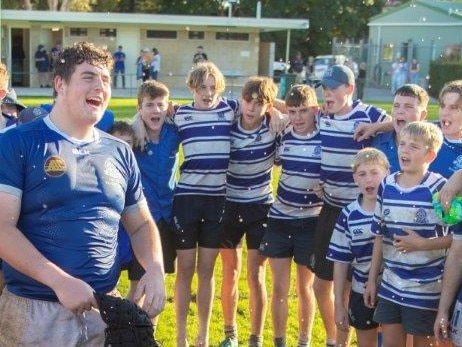 St Edmund's College First XV rugby team.