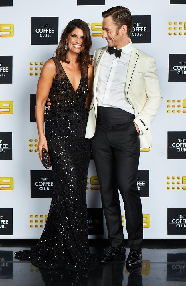 Zoe Ventoura and Dan Hamill at the 2017 Channel Nine Logies Coffee Club after party. Picture: Channel Nine