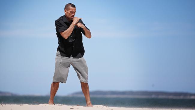 Anthony Mundine has stripped back his training regimen. (Sam Ruttyn)