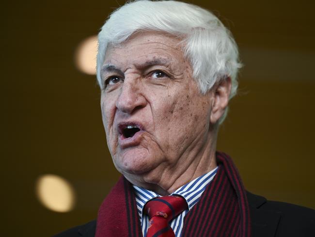 CANBERRA, AUSTRALIA, NewsWire Photos. SEPTEMBER 11, 2023: Bob Katter, Federal Member for Kennedy introduces Unlocking Regional Housing Bill during a press conference at Parliament House in Canberra. Picture: NCA NewsWire / Martin Ollman