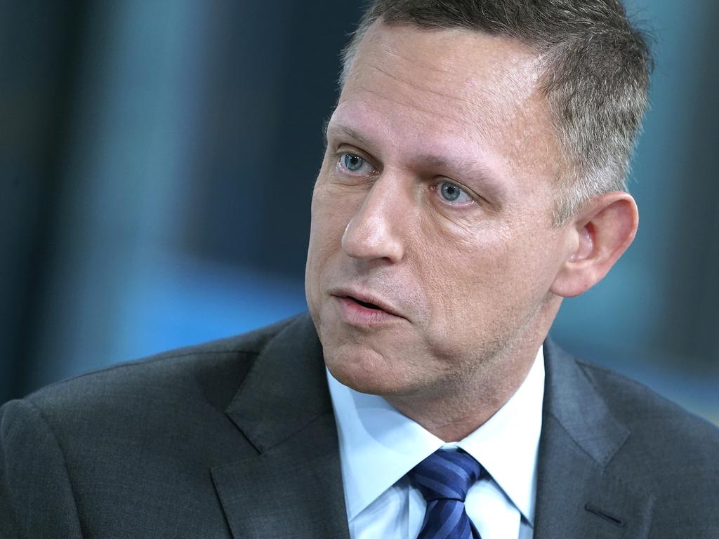 PayPal founder Peter Thiel warns bitcoin should be treated as Chinese financial weapon. Picture: John Lamparski/Getty Images