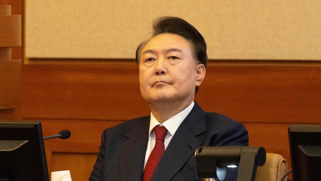 Yoon Suk-yeol, the South Korean president facing impeachment. Picture: AFP