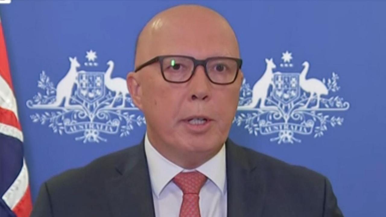 Leader of the Opposition Peter Dutton called on both Yes and No voters to come together. Picture: Sky News