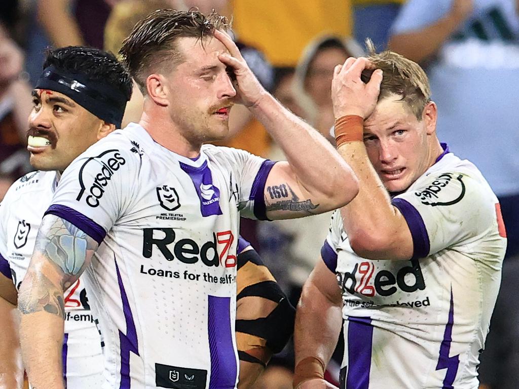 NRL finals scores 2023: Brisbane Broncos vs Melbourne Storm, result,  updates  Ryan Papenhuyzen breaks ankle, awful injury; Cameron Munster's  scathing reaction to heavy defeat