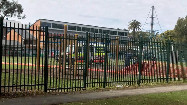 Ambulance at Ballina Primary School.