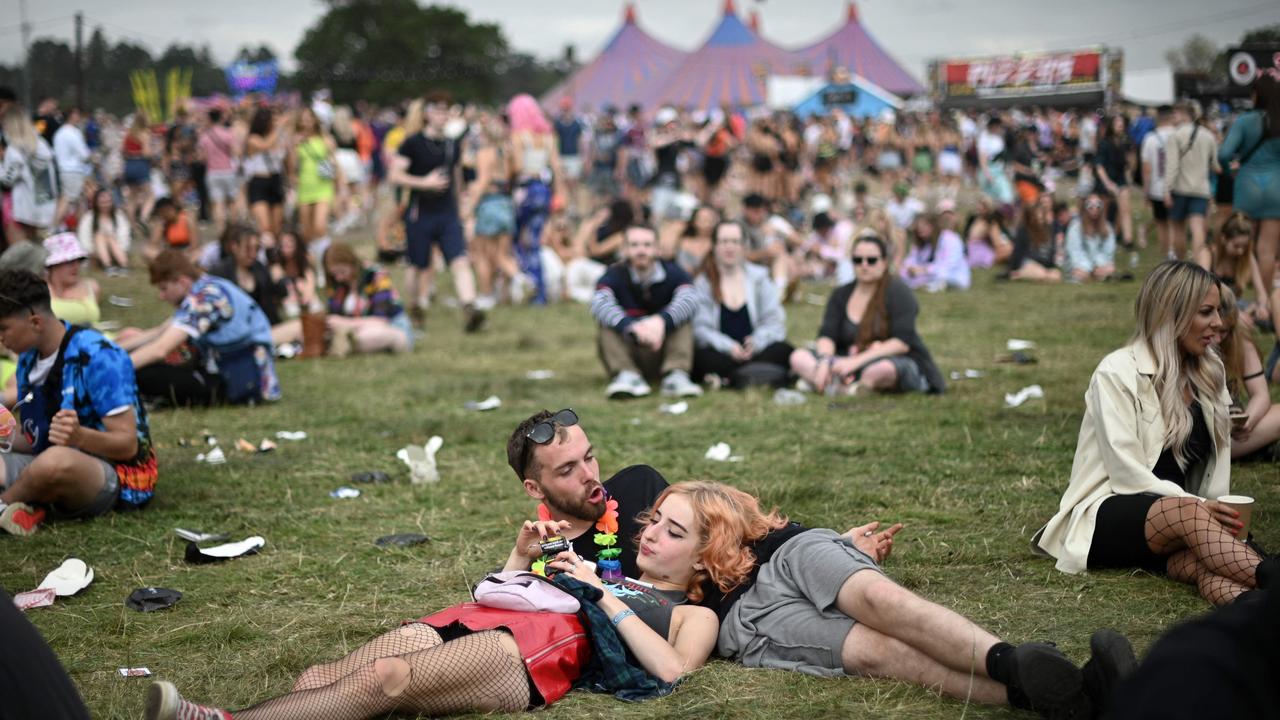 The organiser of Reading and Leeds Festivals said such events are arguably "safer places to be" because attendees have been tested for Covid-19. The festivals returned this year with headliners including Stormzy. Picture: Daniel Leal-Olivas/ AFP