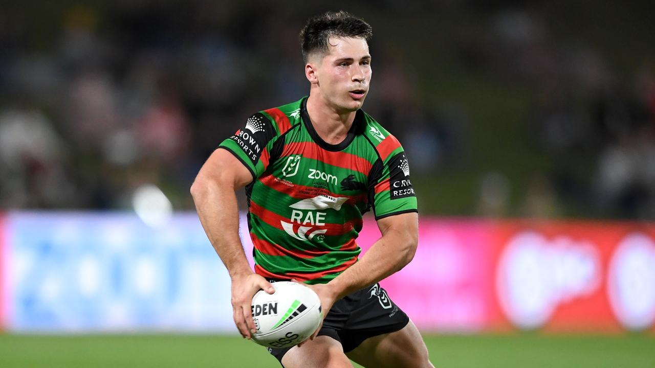 Lachlan Ilias will step into the halfback spot at the Rabbitohs. Picture: NRL Photos