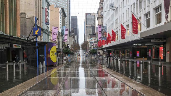 Melbourne has endured more lockdown than any other state. Picture: NCA NewsWire / Ian Currie