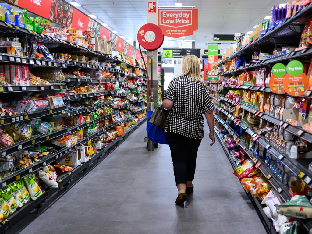 Food and drink prices are up 20 per cent over the past four years. Picture: Getty