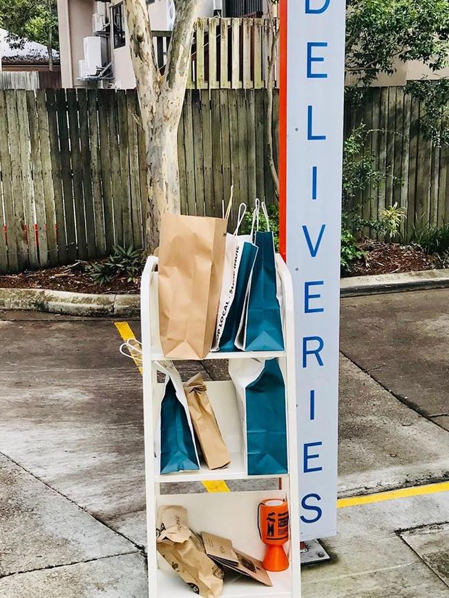 Books ready for pick up at Riverbend Books. Photo. Riverbend Facebook.