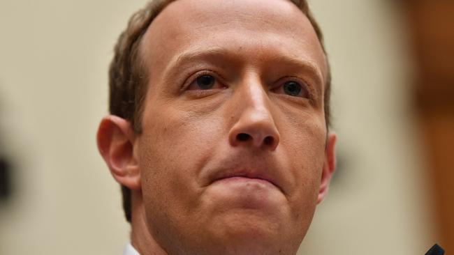 Tech company bosses like Mark Zuckerberg have taken a hit. Picture: Nicholas Kamm / AFP