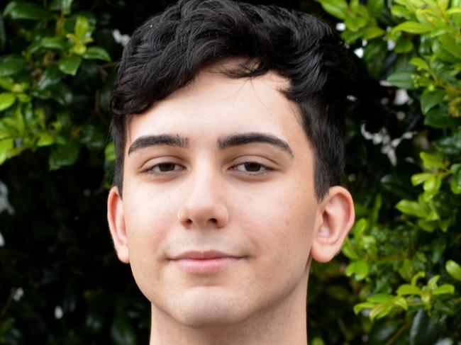 Greens federal Barton candidate Connor Parissis.
