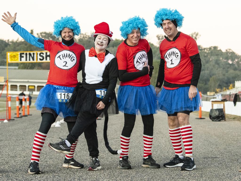 Cat and All the Things team members (from left) Dale McNaughton, Rachel McNaughton, Brett Ebneter and Simon King (absent is Dayle Needham). Picture: Kevin Farmer